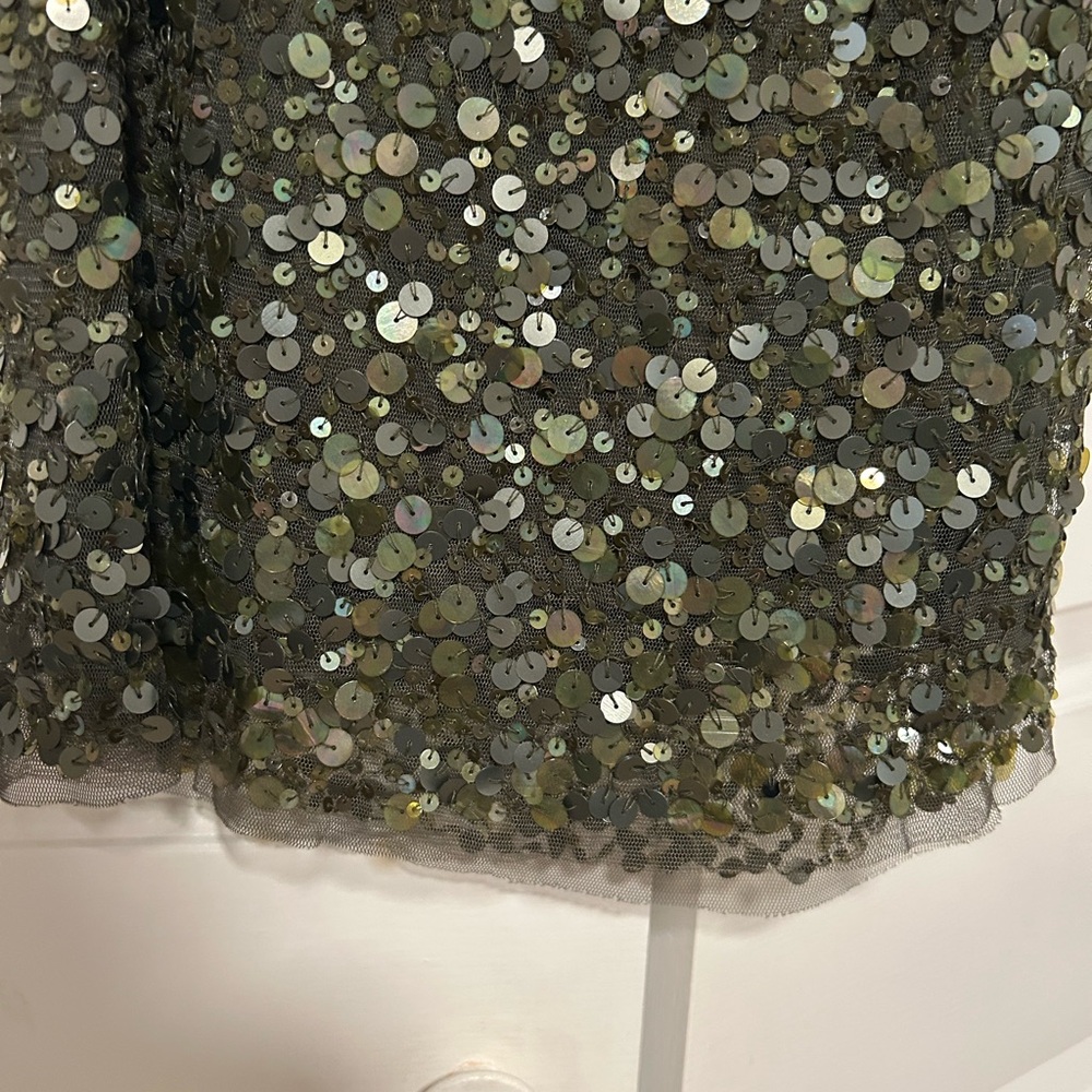 Arden B Black Sequin One-Shoulder Dress - Picture 3 of 5